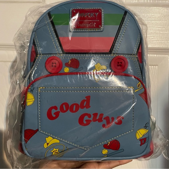 Loungefly Child's Play Chucky Cosplay Mini Backpack NWT - Picture 8 of 12